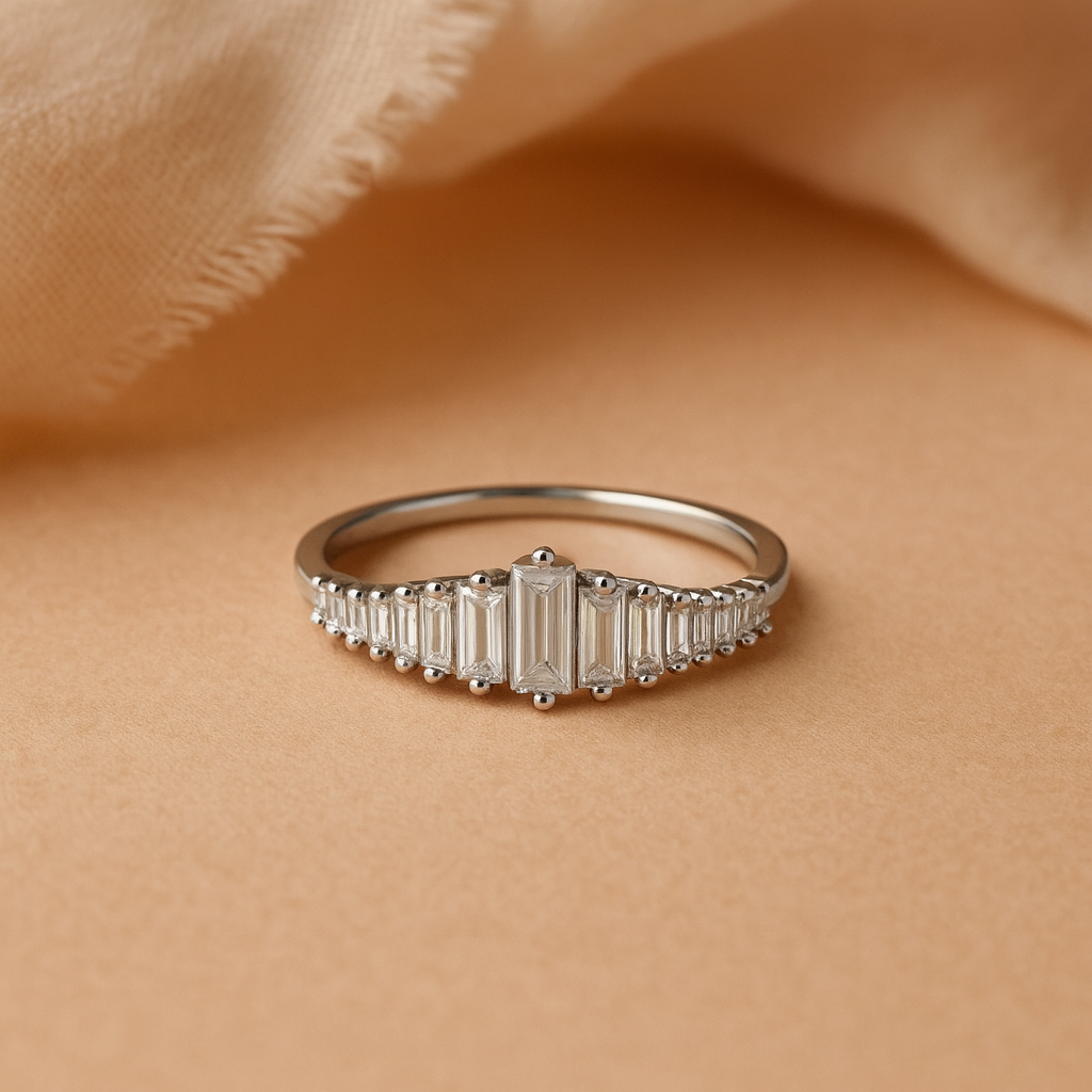 Princess Diamond Ring-Anushka Jain Jewellery