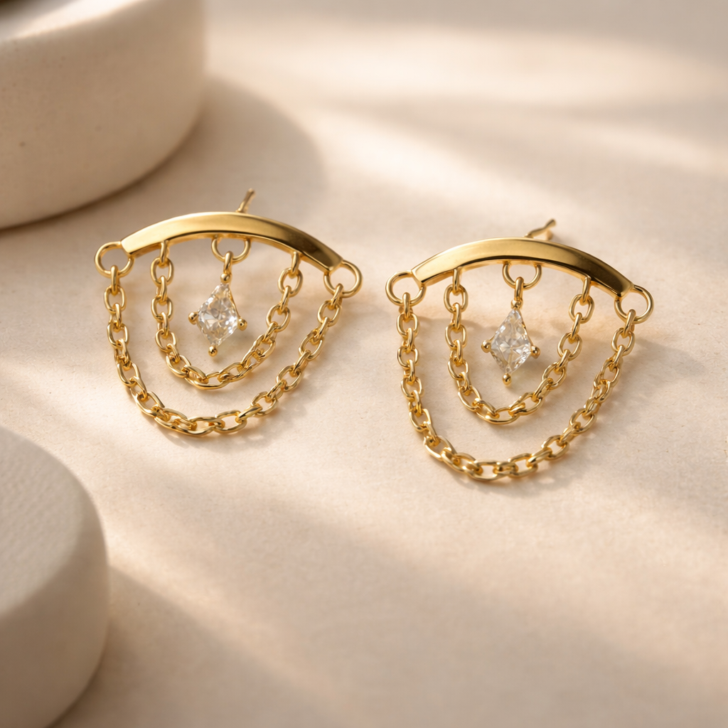 Princess Hanging Stud-Anushka Jain Jewellery