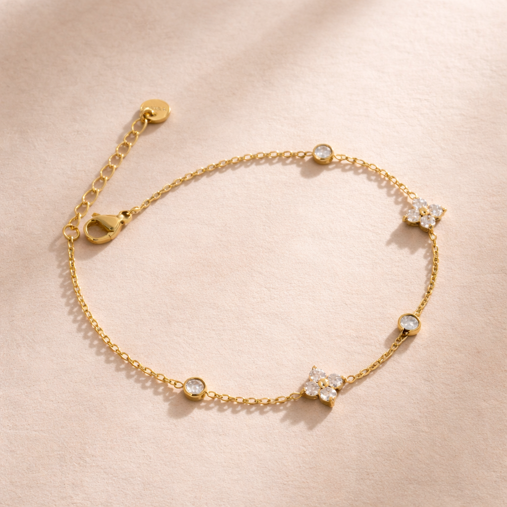 Quad Diamond Bracelet-Anushka Jain Jewellery