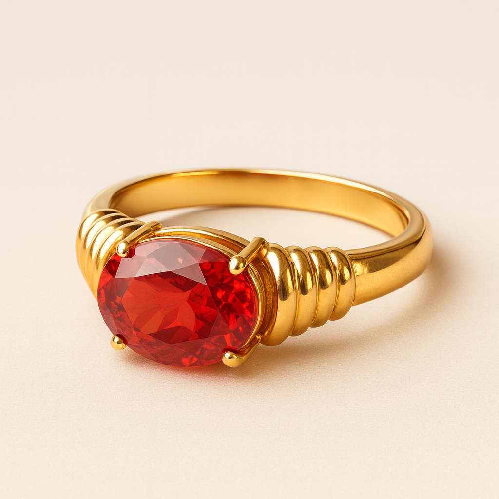 Red Royale Ring-Rings-Anushka Jain Jewellery