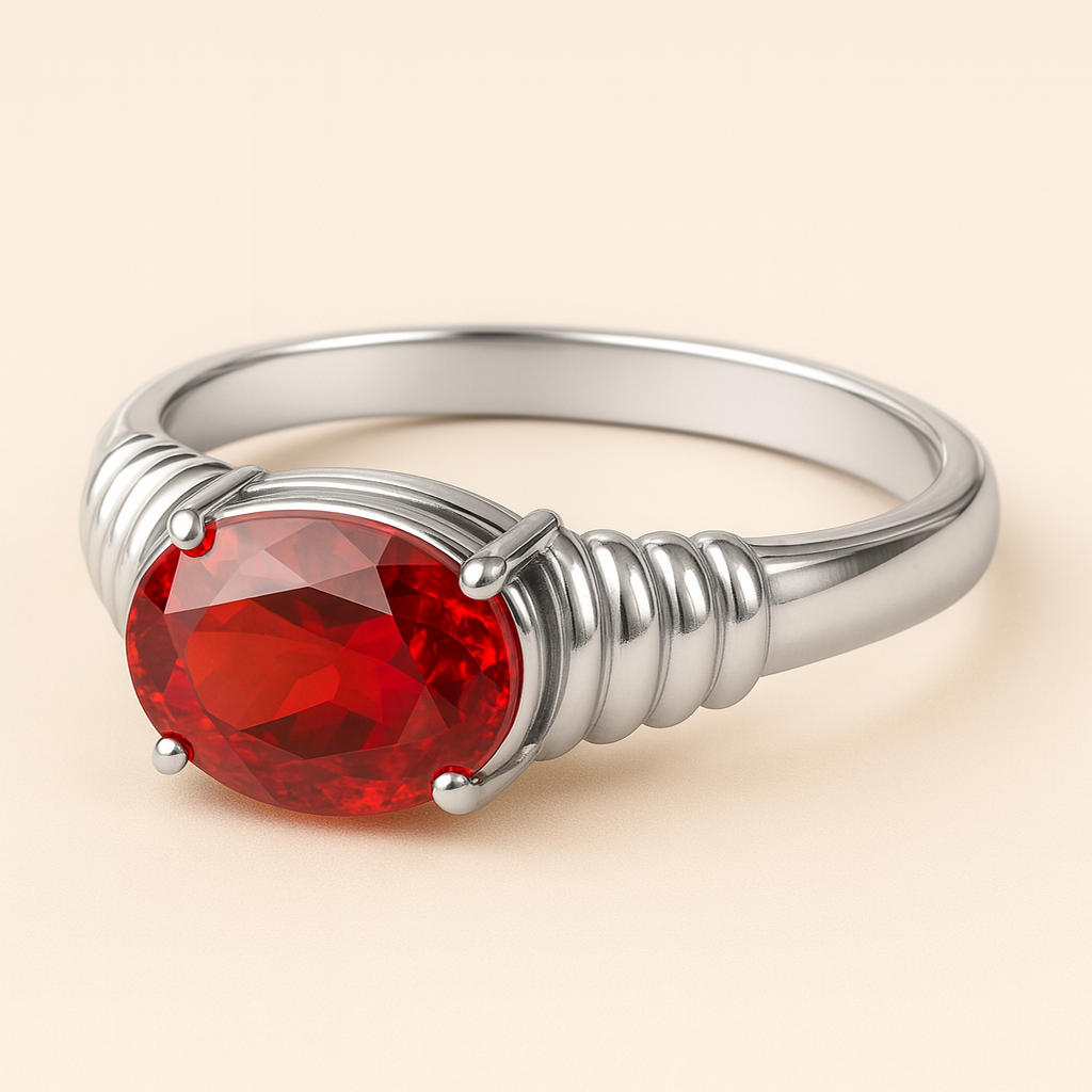 Red Royale Ring-Rings-Anushka Jain Jewellery