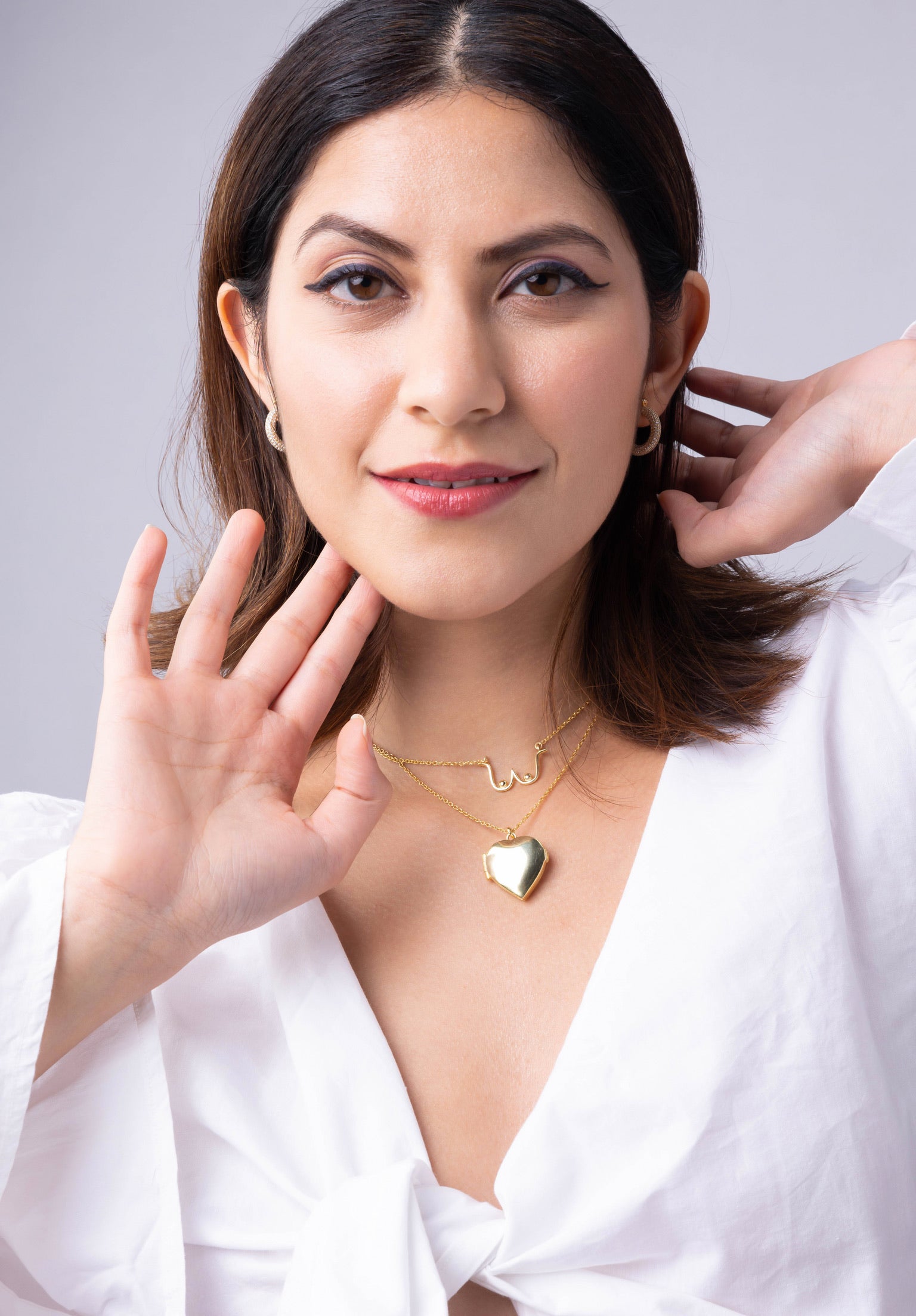 Sakshi's "Heart Out Locket"-Lockets-Anushka Jain Jewellery