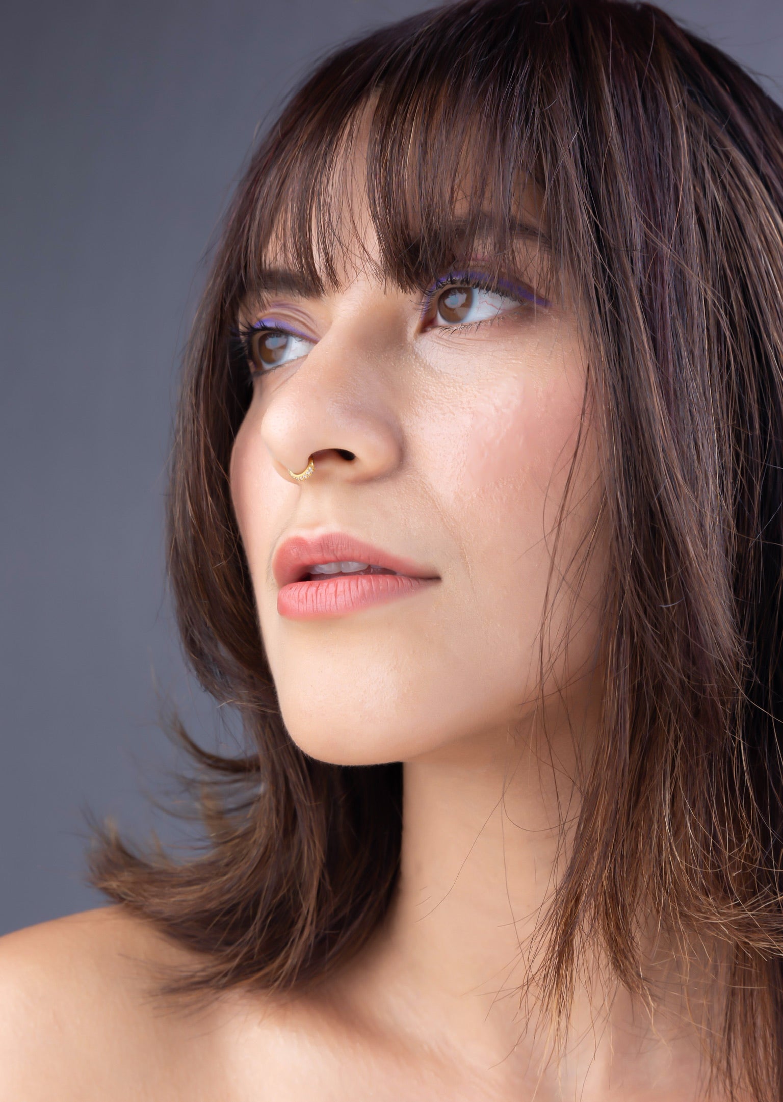 Sakshi's "Septum Ring"-Nose Rings-Anushka Jain Jewellery