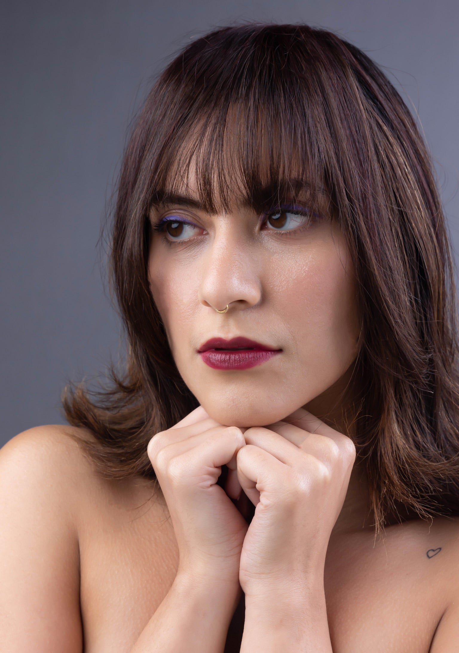 Sakshi's "Septum Ring"-Nose Rings-Anushka Jain Jewellery