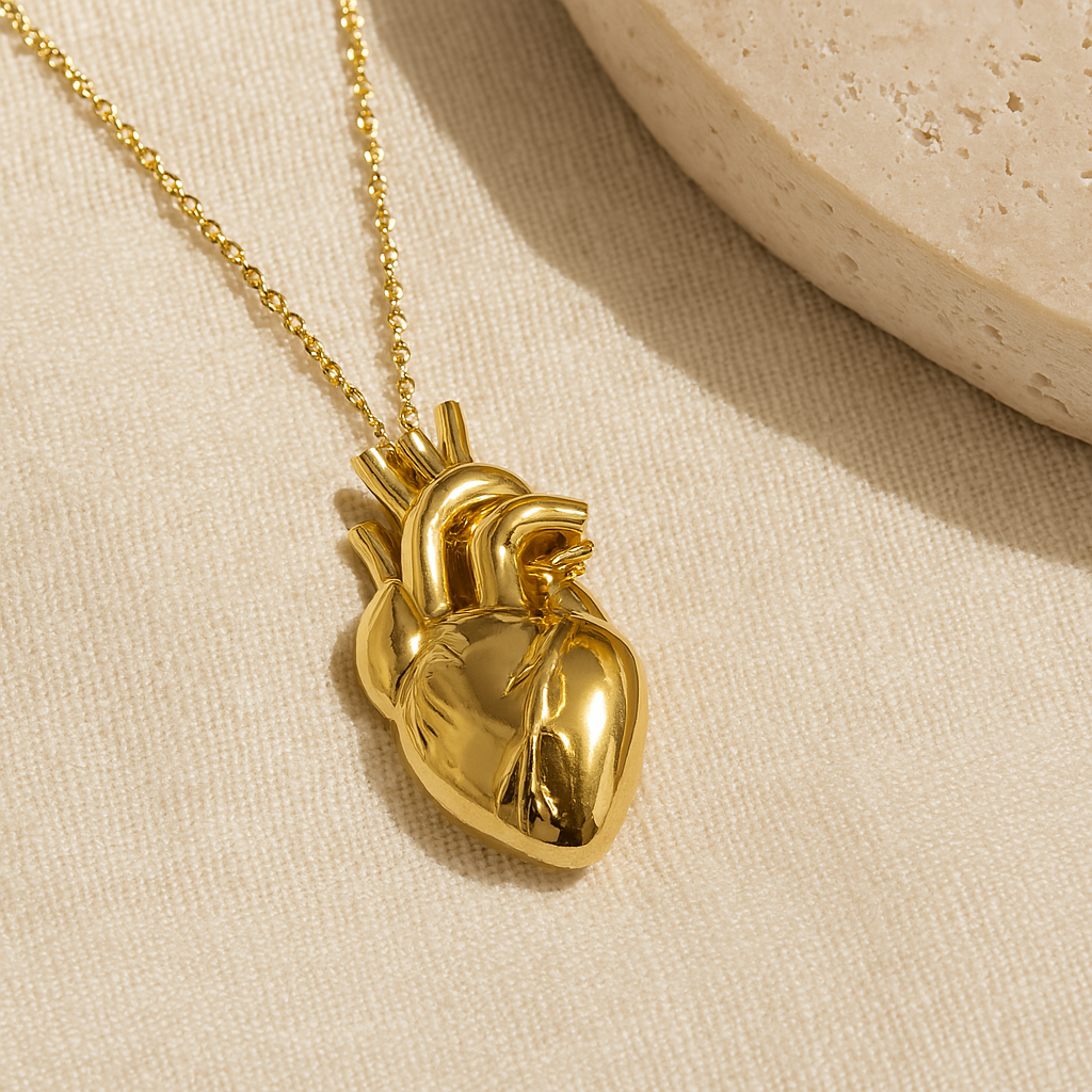 Sakshi We Heart It Necklace | 925 Silver | AJJ