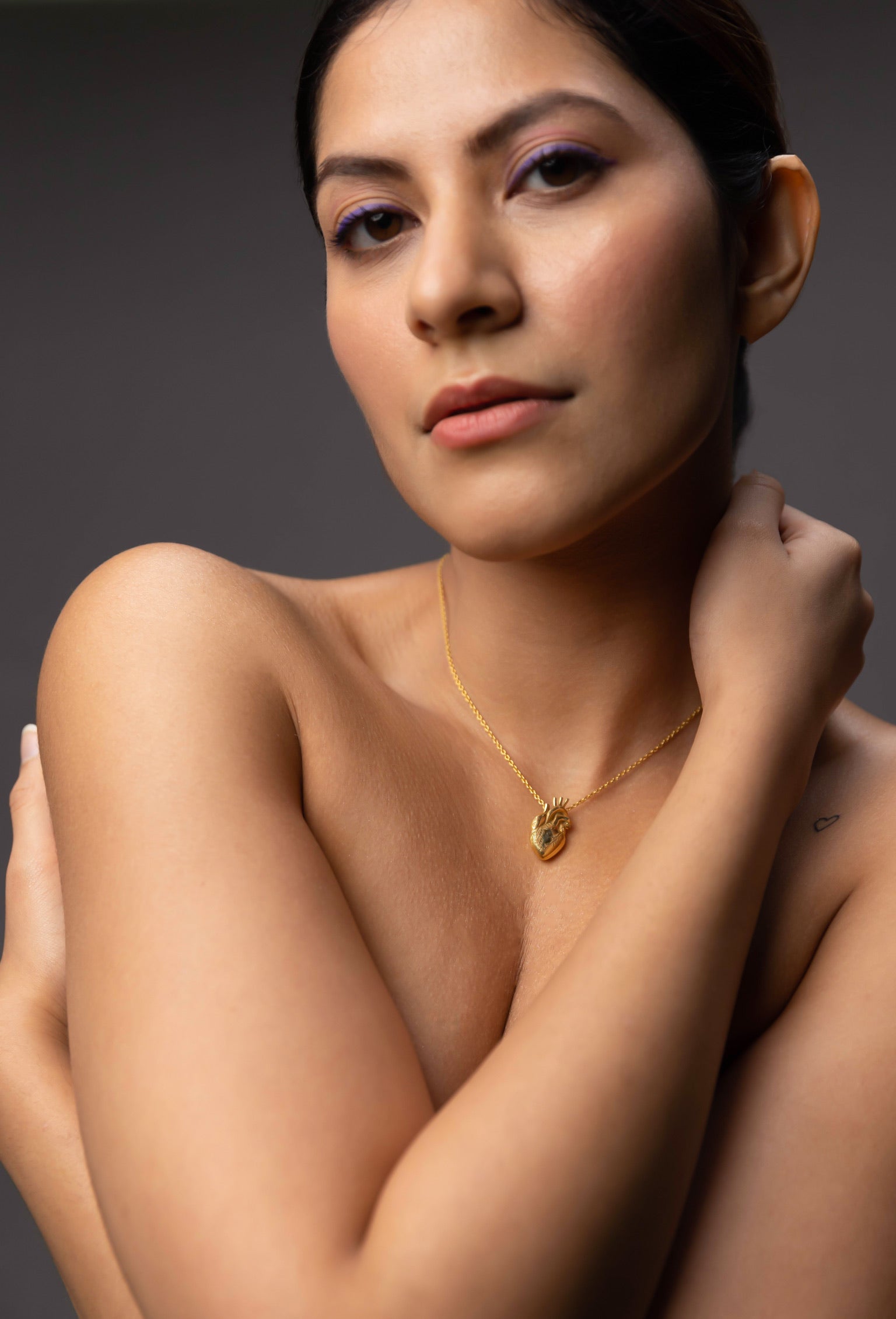 Sakshi's We Heart It Necklace-Pendants-Anushka Jain Jewellery