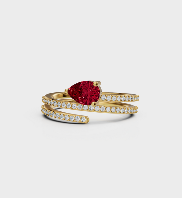 Scarlet Spiral Ring-Rings-Anushka Jain Jewellery