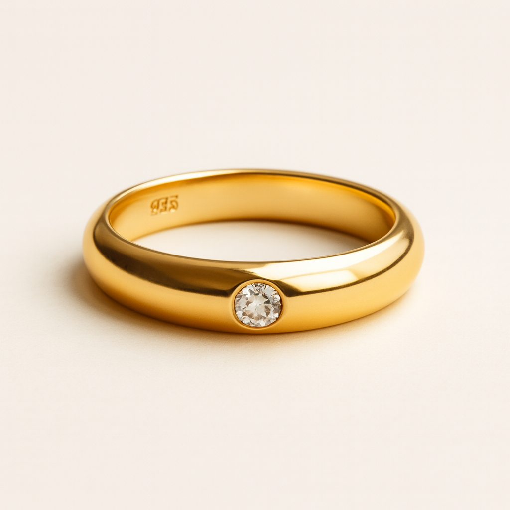 Shine Mound Ring-Rings-Anushka Jain Jewellery
