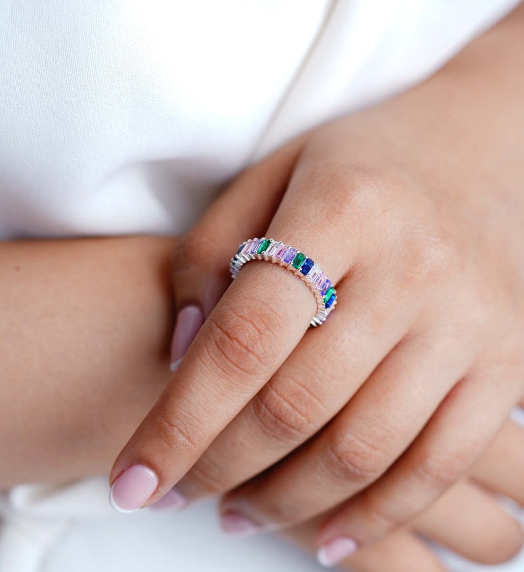 Spectrum Eternity Ring-Rings-Anushka Jain Jewellery