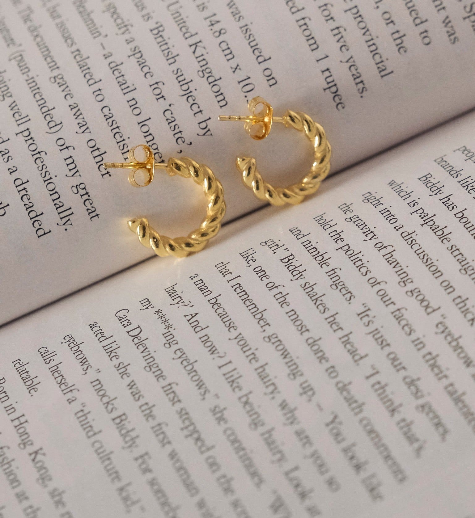 Spiral Hoops-Hoops-Anushka Jain Jewellery