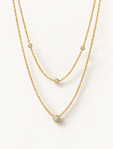 Stacked Diamond Essential Necklace