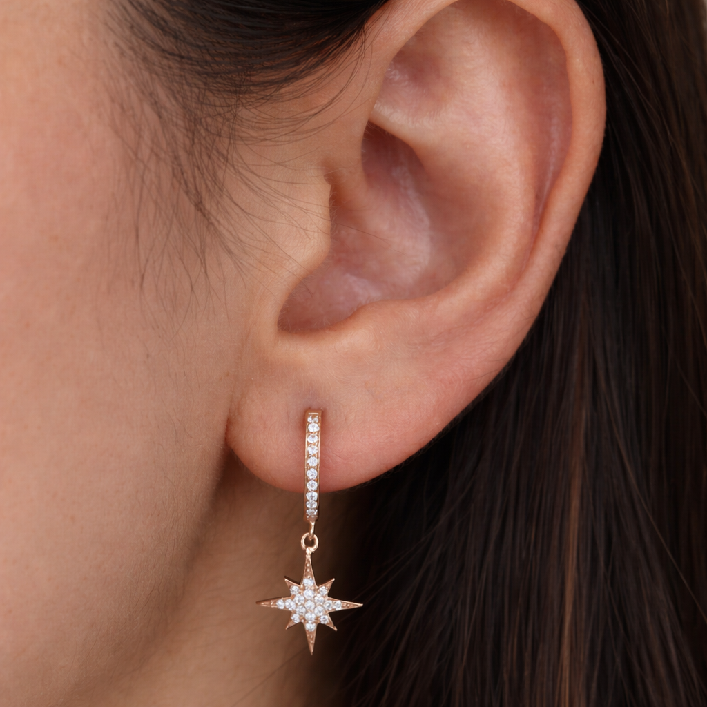 Starburst Huggies-Huggie-Anushka Jain Jewellery