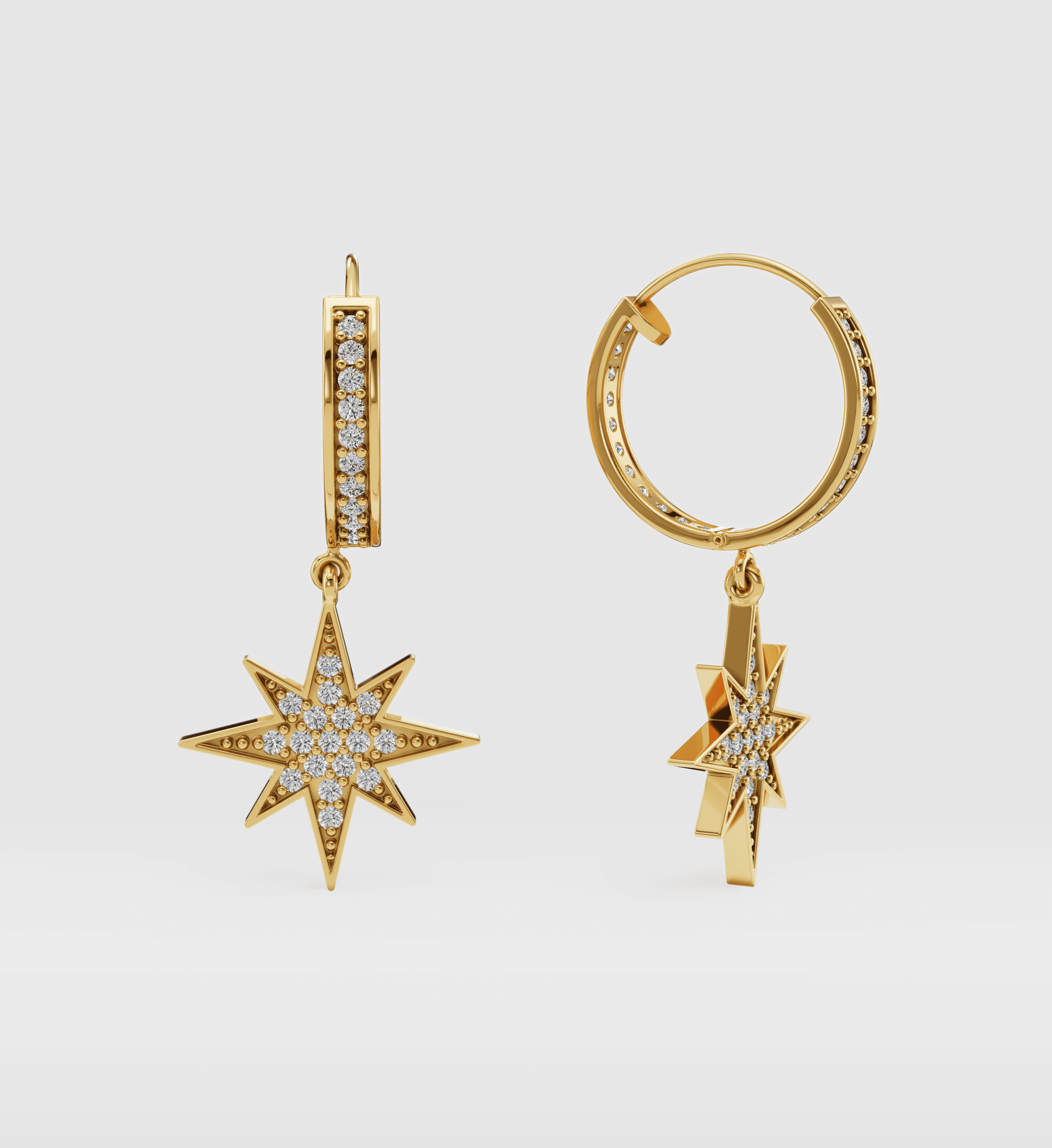 Starburst Huggies-Huggie-Anushka Jain Jewellery