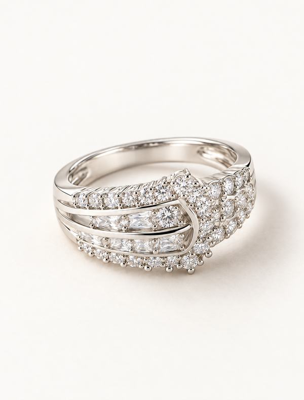 Starlight Cascade Ring