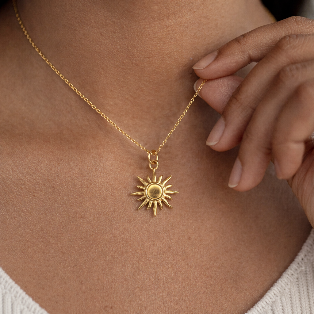Sun Rays Necklace-Anushka Jain Jewellery