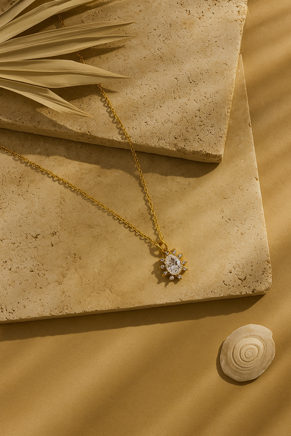 Sunshine Diamond Necklace-Anushka Jain Jewellery