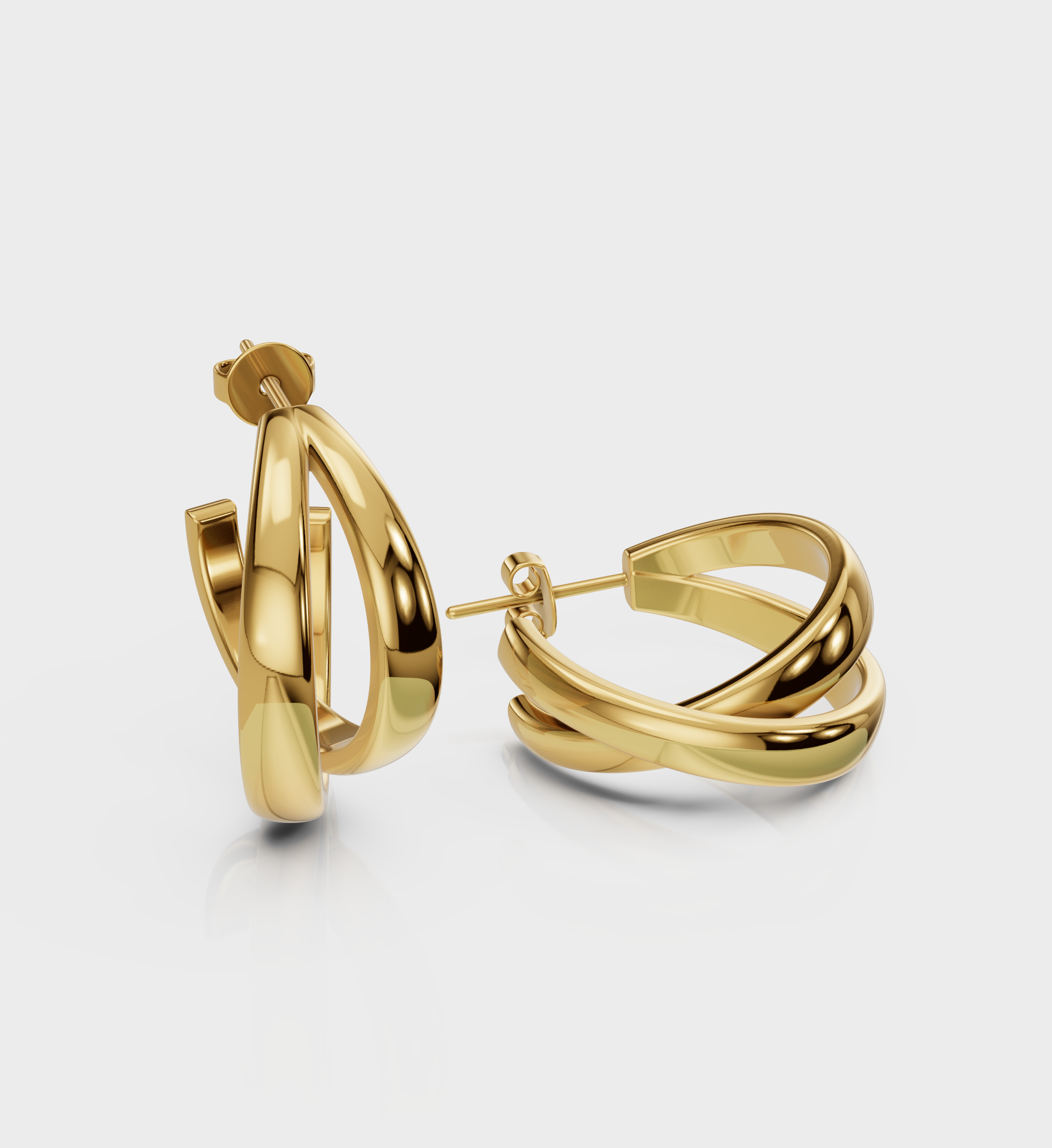 Tangled Hoops-Hoops-Anushka Jain Jewellery