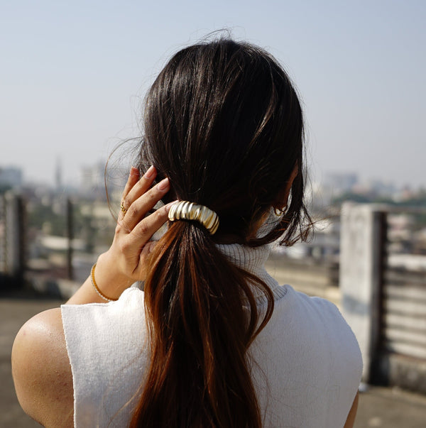 Textured Pony Cuff-Anushka Jain Jewellery