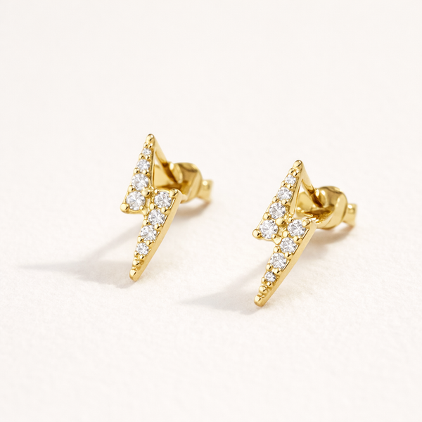 Thunder Diamond Studs-Anushka Jain Jewellery
