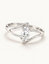 Trinity Solitaire Ring