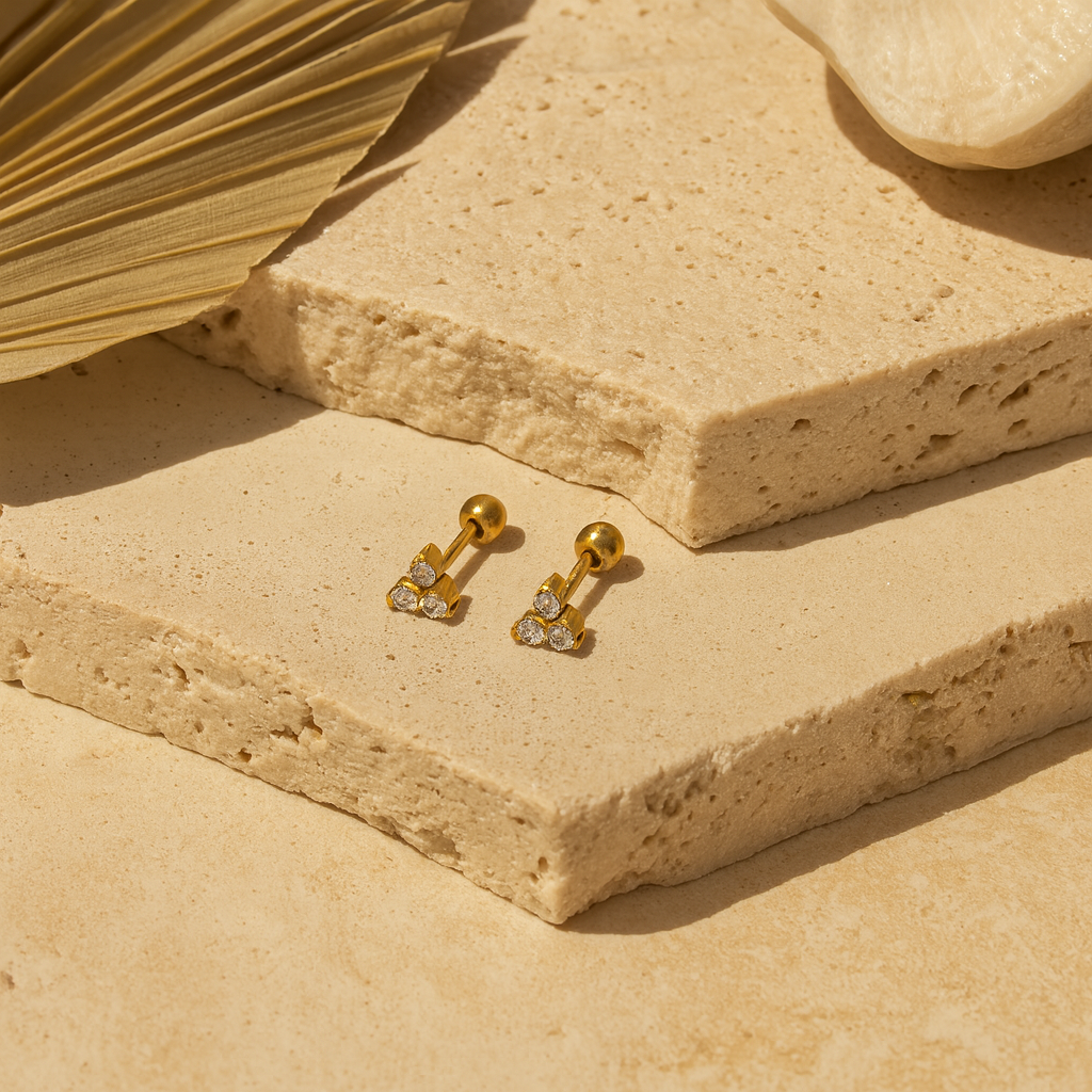Trio Studs-Studs-Anushka Jain Jewellery