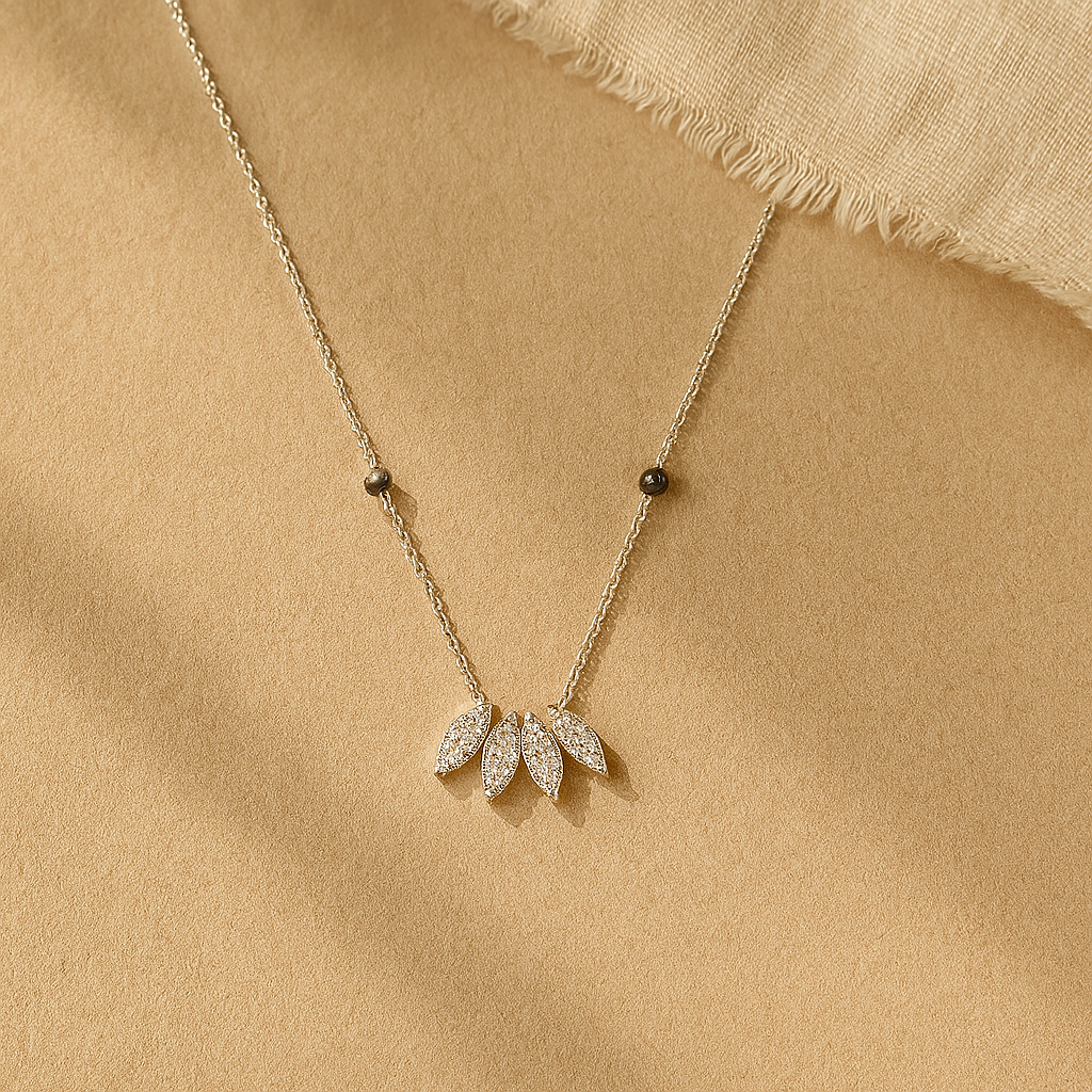 Triple Line Mangalsutra-Silver-Anushka Jain Jewellery