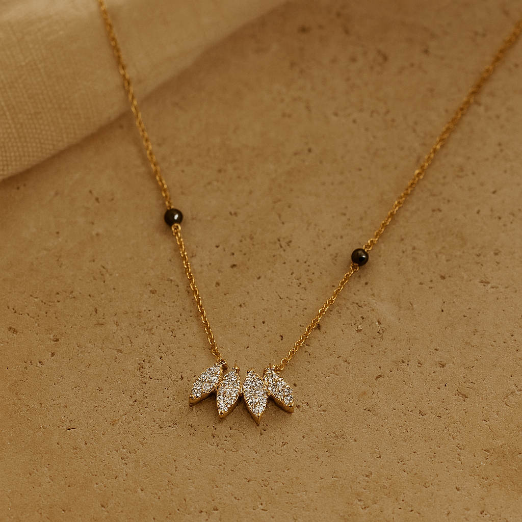 Triple Line Mangalsutra-Anushka Jain Jewellery