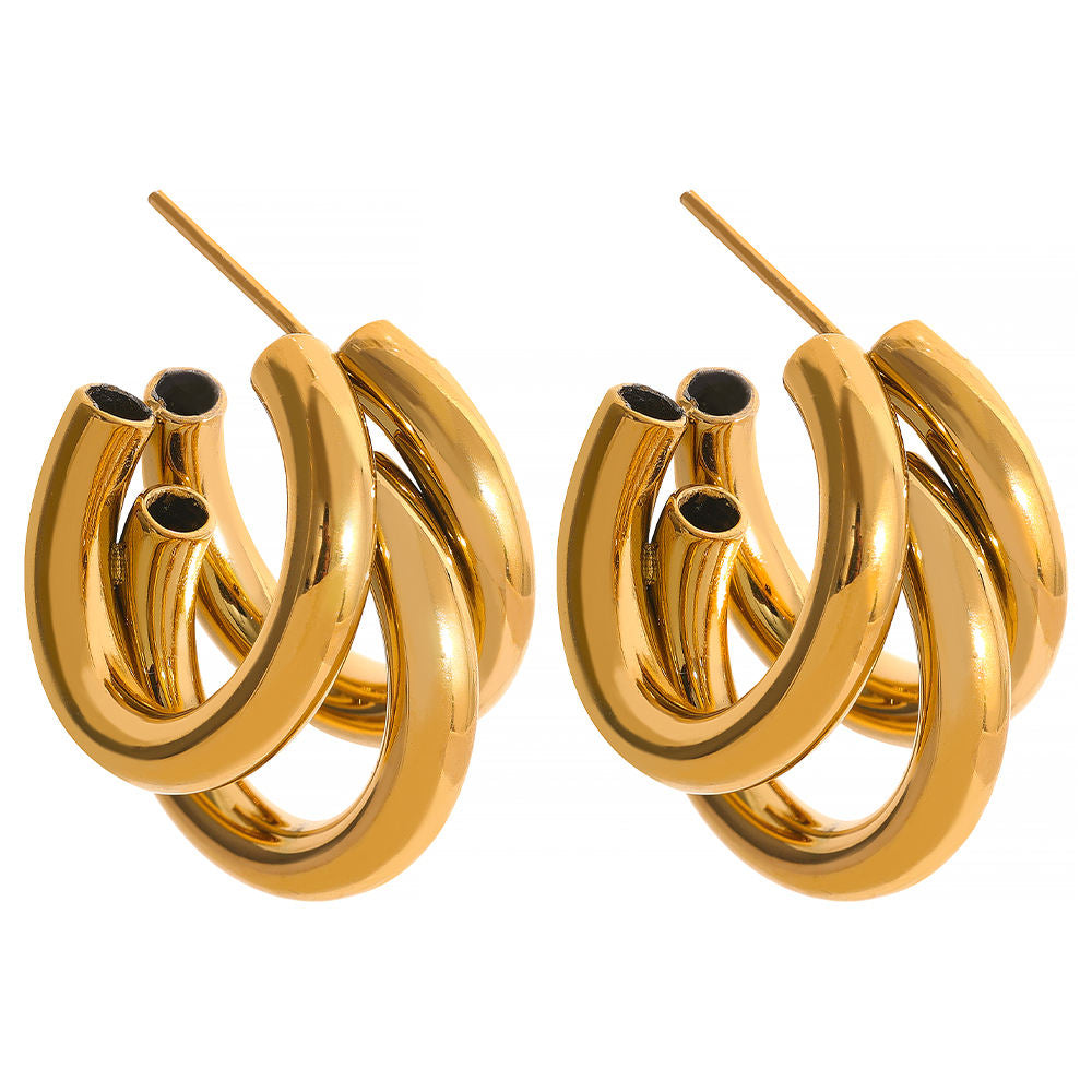 Triplet Hoops-Anushka Jain Jewellery