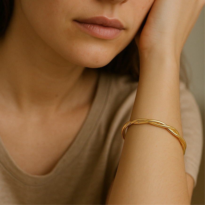 Twisted Cuff-Bracelets-Anushka Jain Jewellery