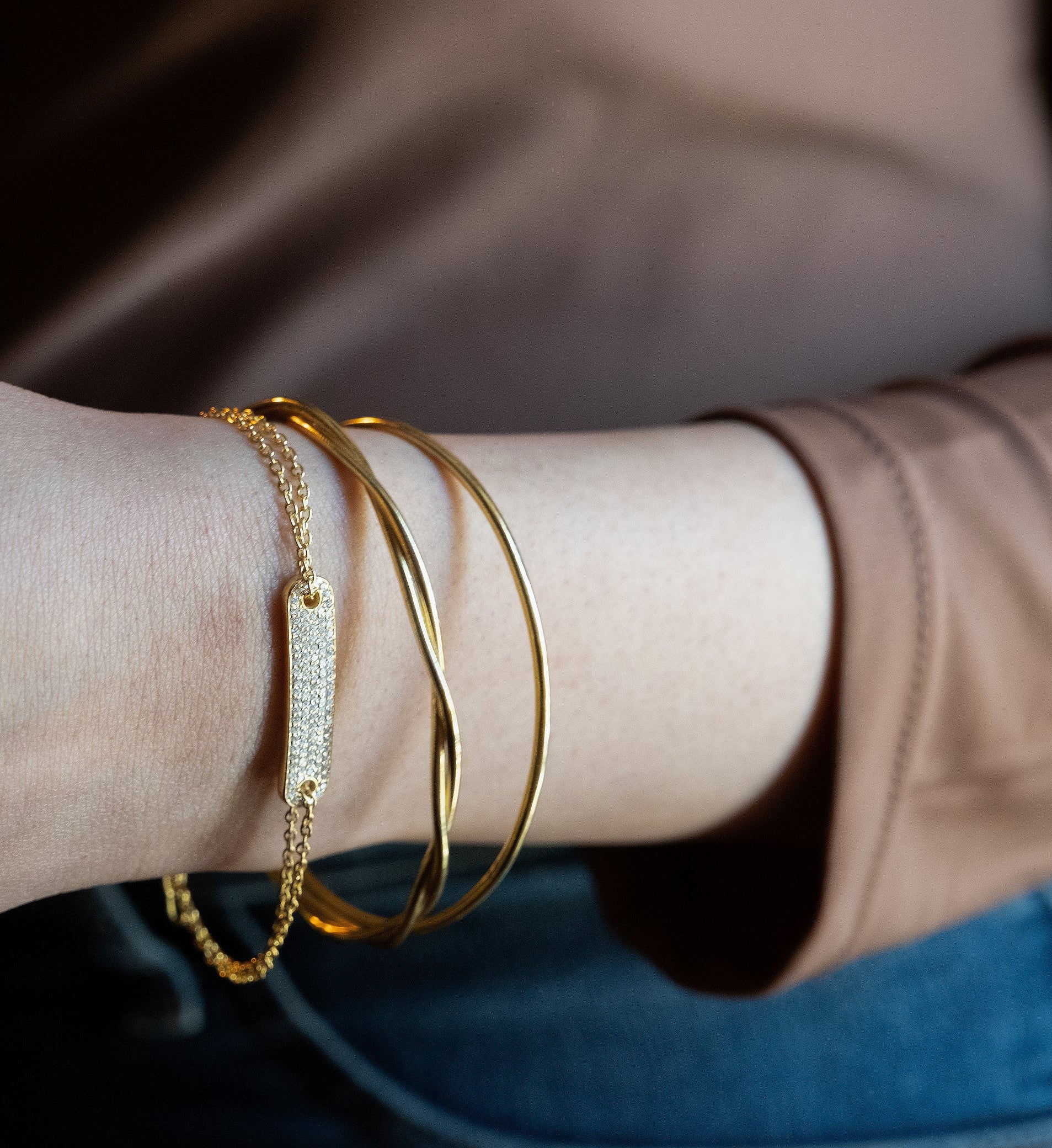 Twisted Cuff-Bracelets-Anushka Jain Jewellery