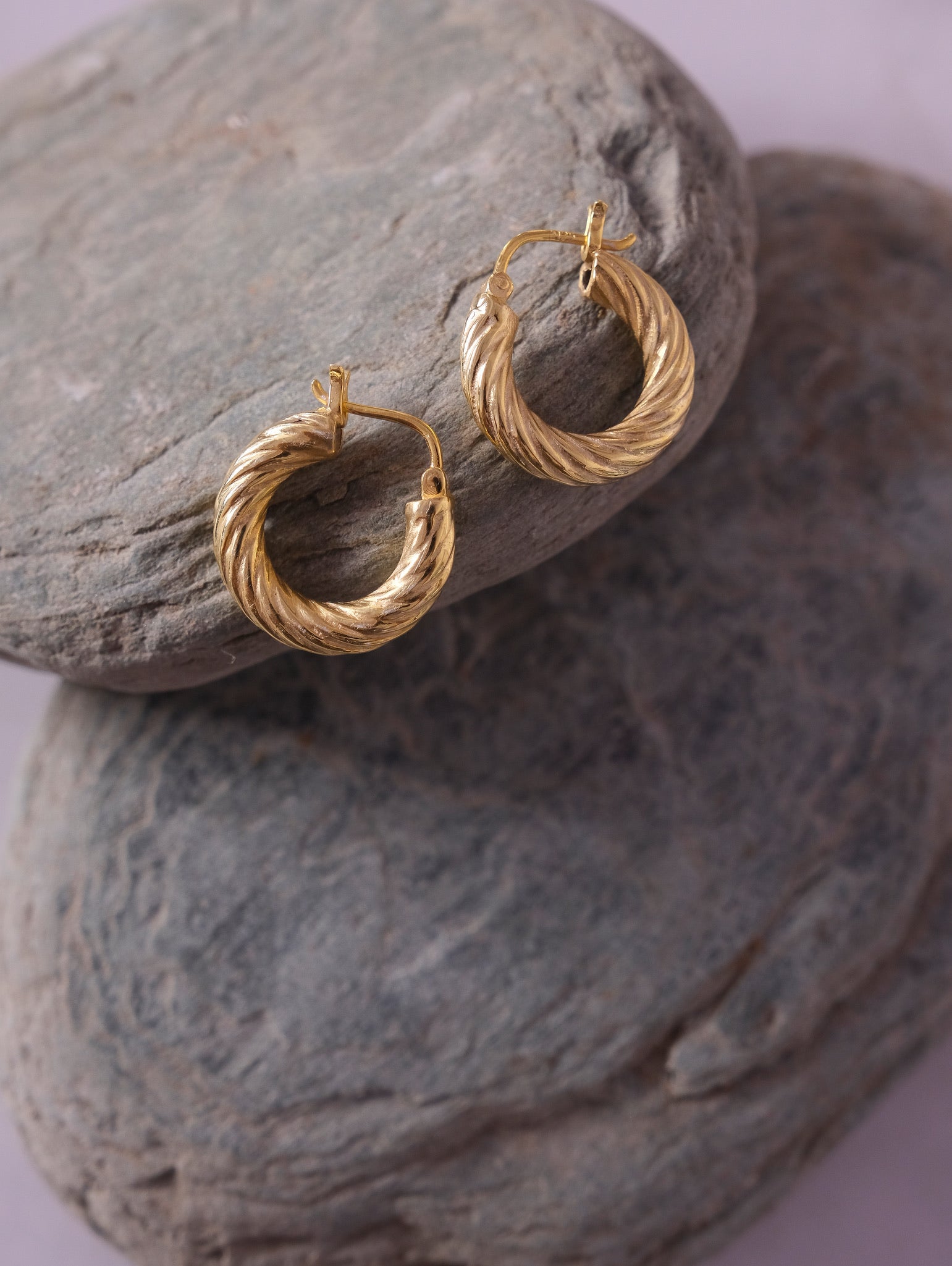 Twisted Hoop Earring-Hoops-Anushka Jain Jewellery