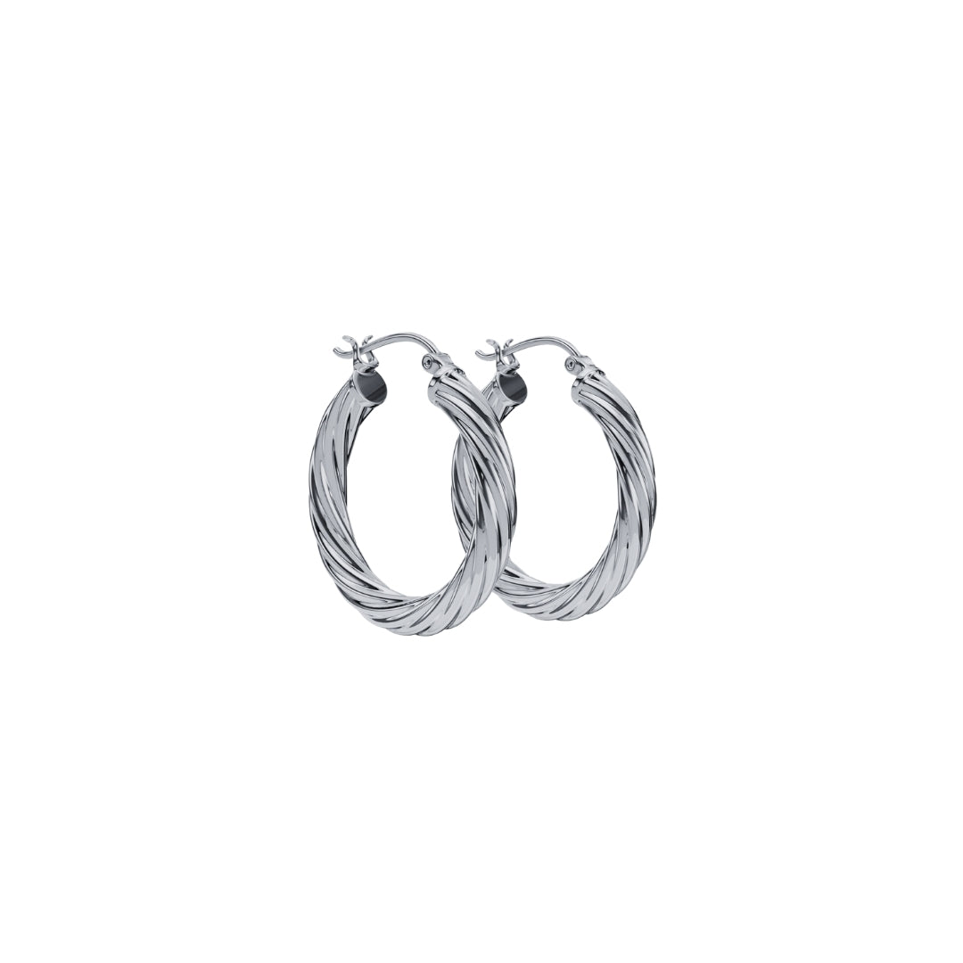 Twisted Hoop Earring-Hoops-Anushka Jain Jewellery