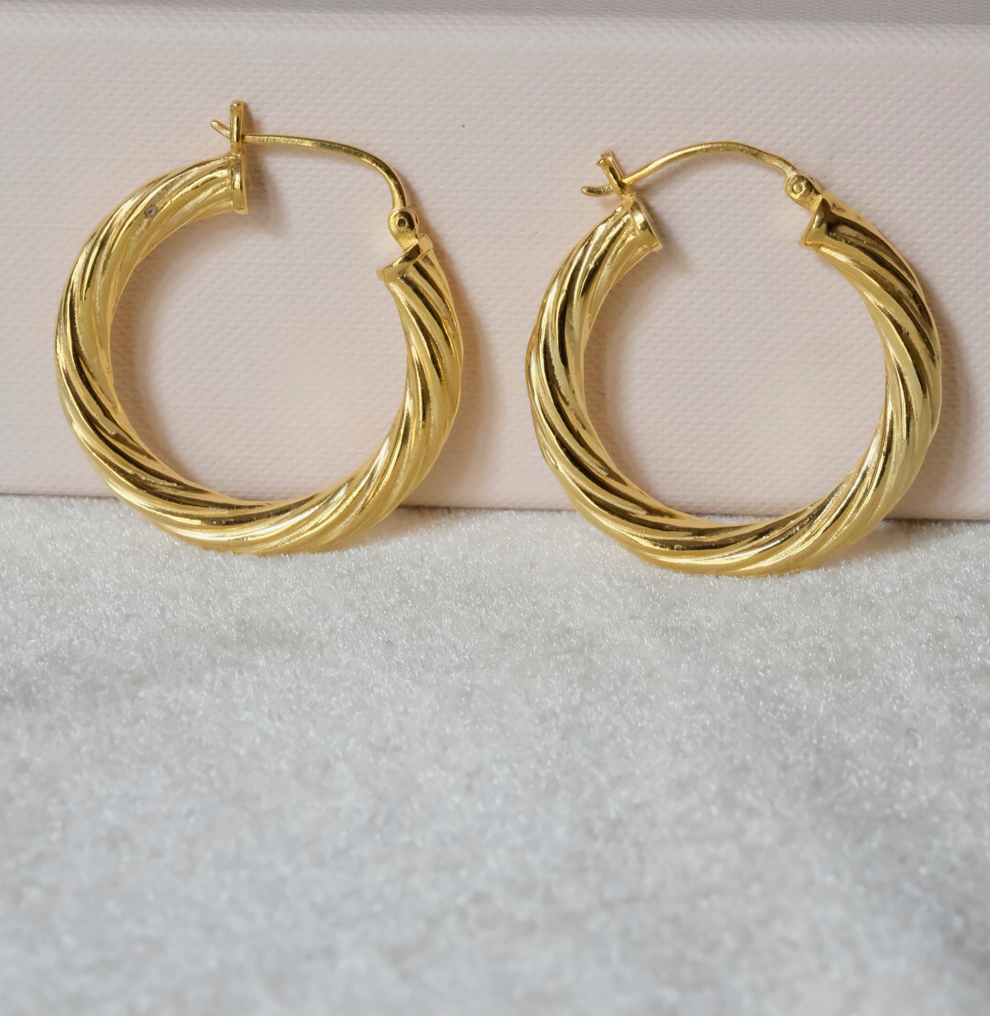 Twisted Hoop Earring-Hoops-Anushka Jain Jewellery