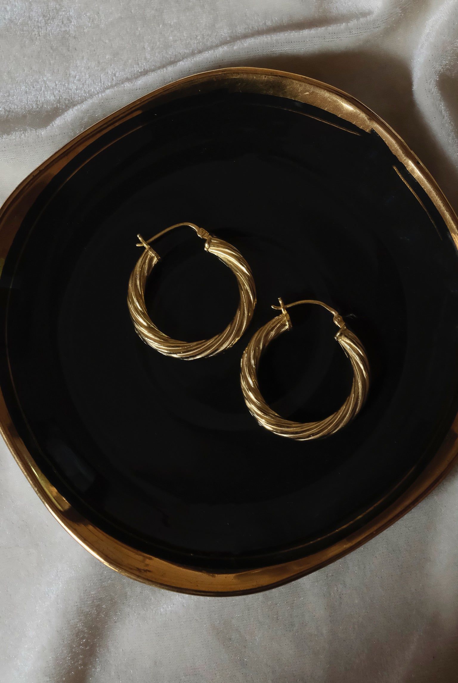 Twisted Hoop Earring-Hoops-Anushka Jain Jewellery