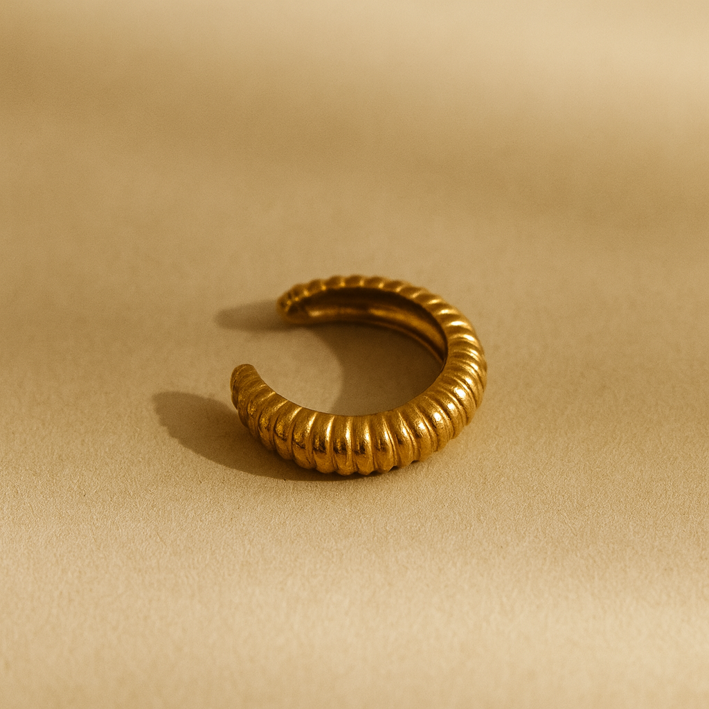 Twisted Rope Ear Cuff-Ear Cuffs-Anushka Jain Jewellery