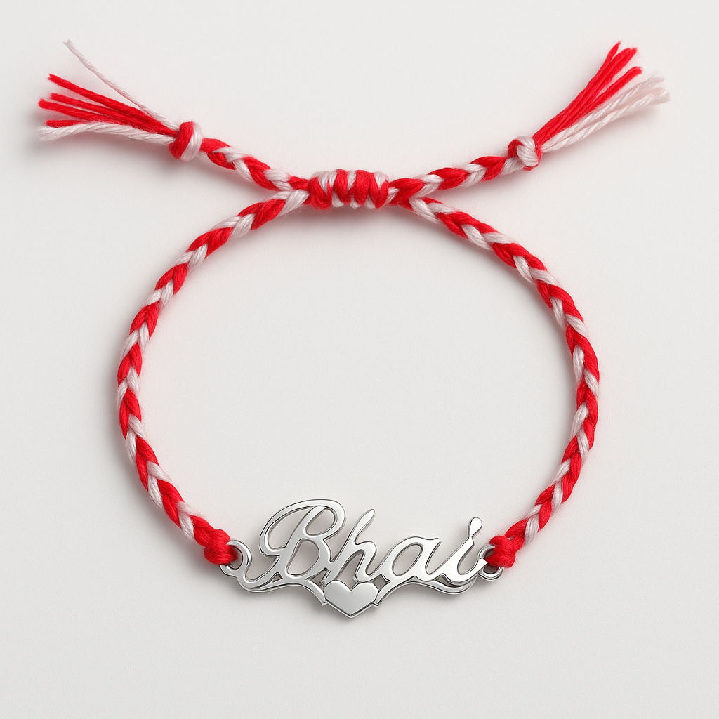 Two Silver Rakhi Combo Set-Rakhi-Anushka Jain Jewellery