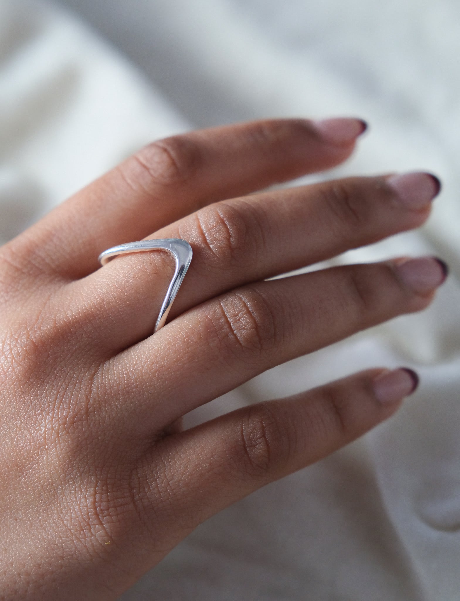 V Shaped Ring-Rings-Anushka Jain Jewellery