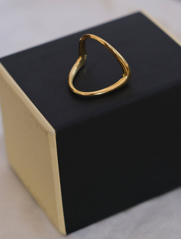 V Shaped Ring-Rings-Anushka Jain Jewellery
