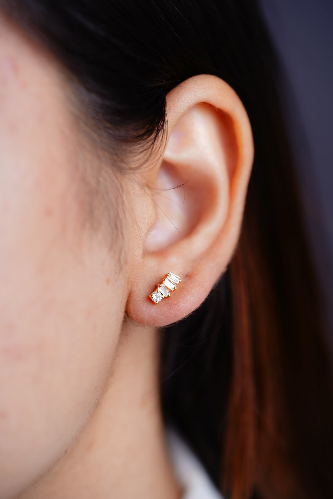 White Line Studs-Studs-Anushka Jain Jewellery
