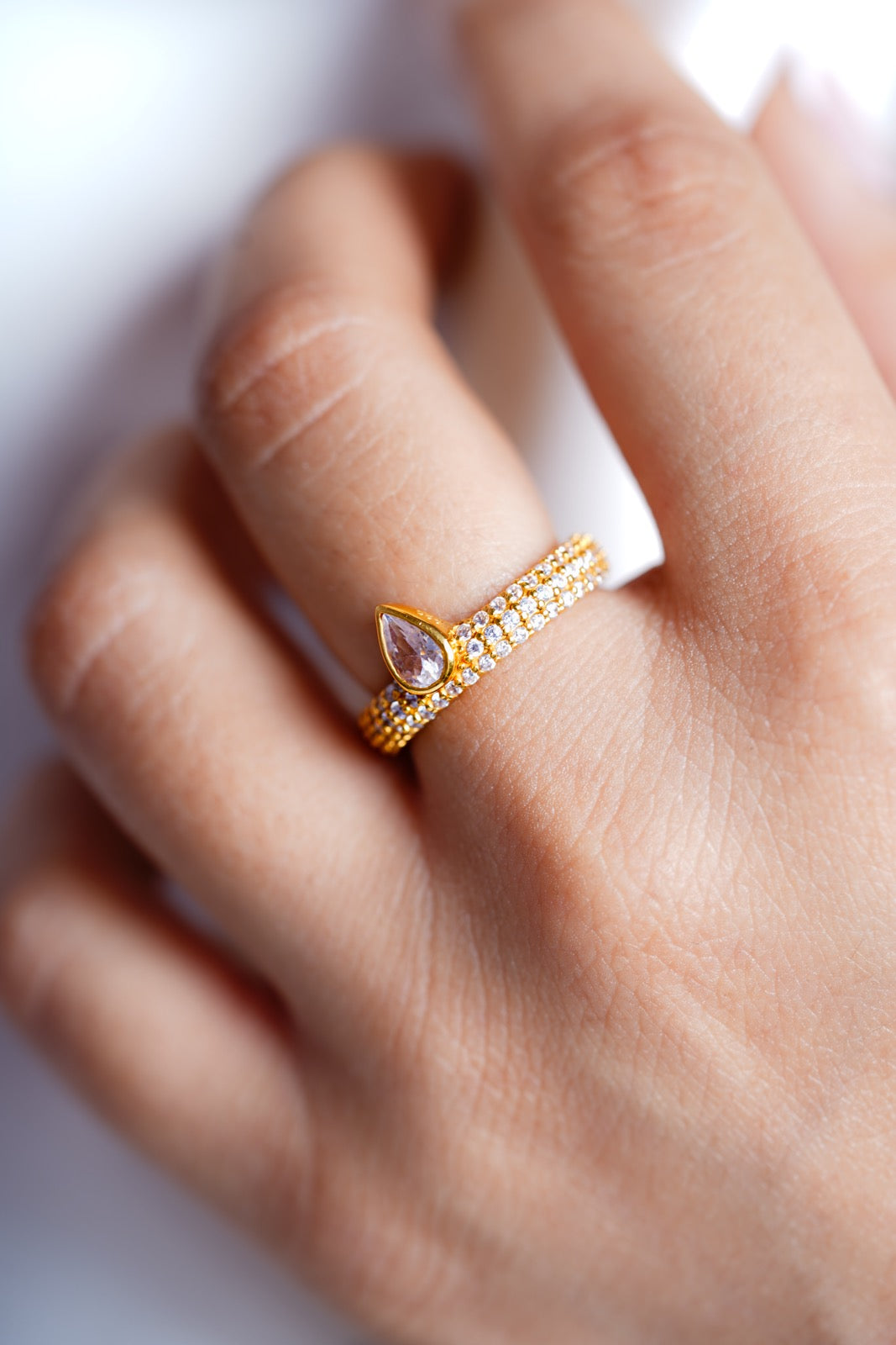 White Serenity Ring-Rings-Anushka Jain Jewellery