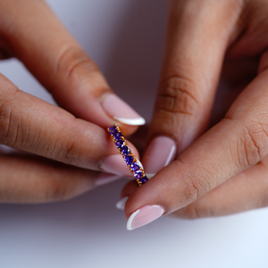 Lavender Love Eternity Ring