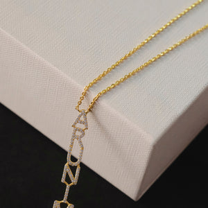 Lariat Name Necklace