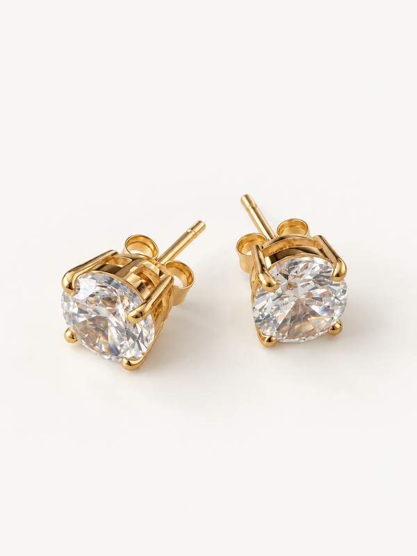 7 mm Diamond Studs