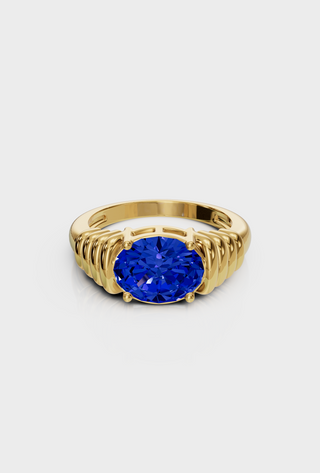 Blue Bold Ring