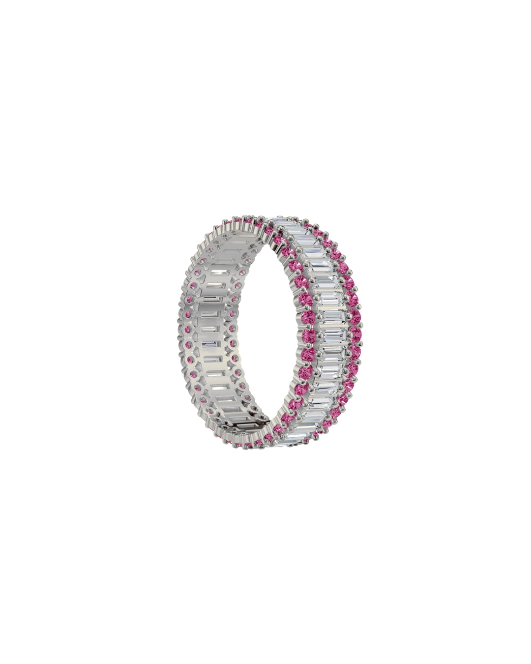 White Radiance Eternity Ring