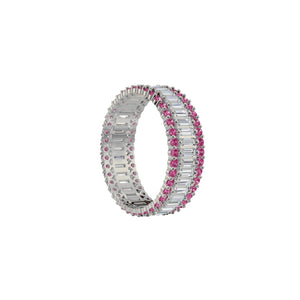 White Radiance Eternity Ring