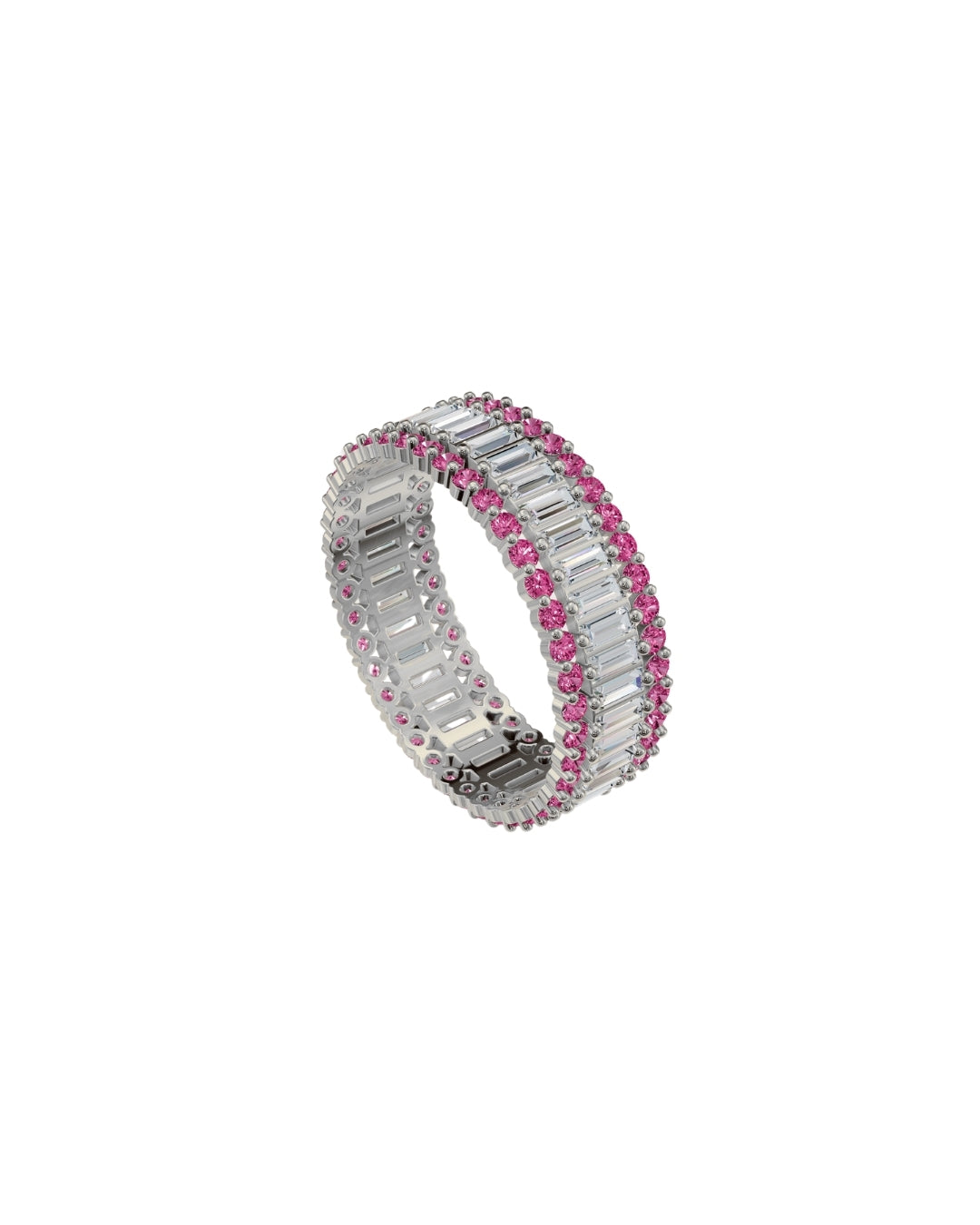 White Radiance Eternity Ring