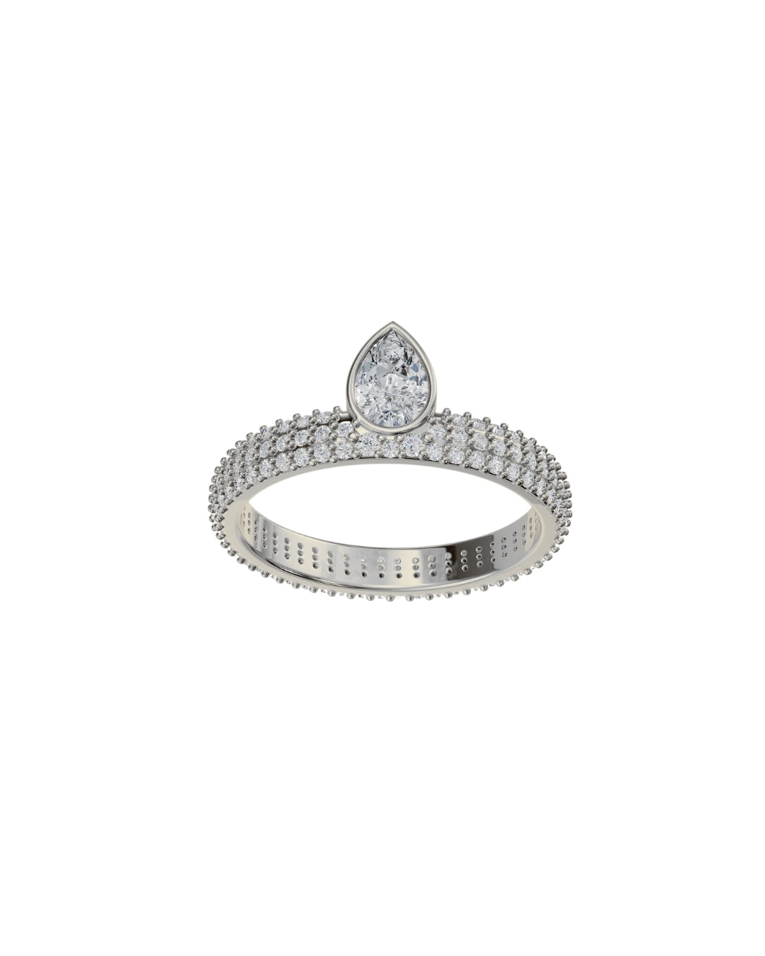 White Serenity Ring