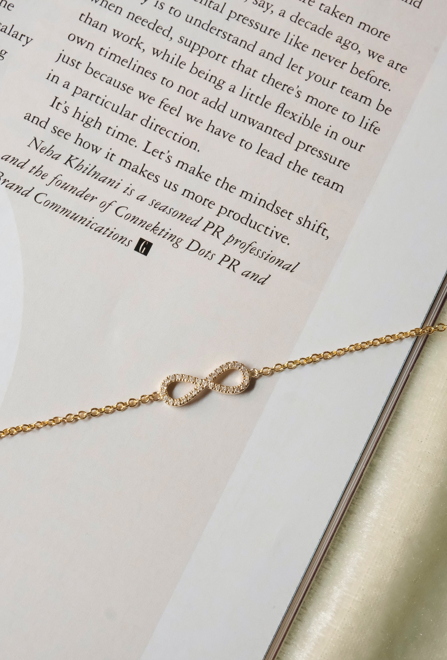 Infinity Diamond Bracelet