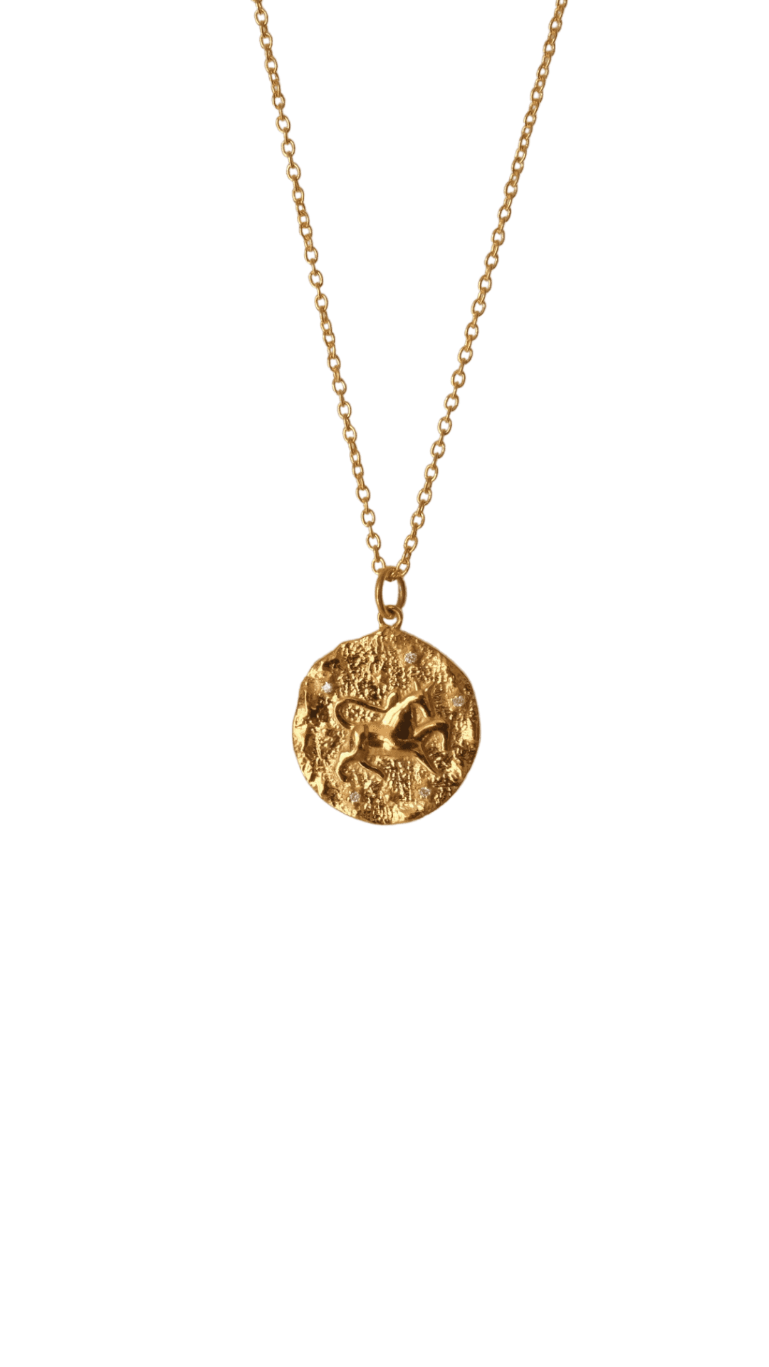 Taurus gold-plated necklace | Alighieri